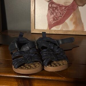 Carter's Camouflage Navy Sandals